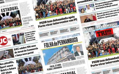 A cobertura dos jornais sobre o título estadual do Sport em 2025; confira