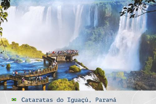 O lado brasileiro das Cataratas, em Foz do Iguaçu, no Paraná