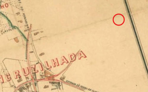 Localização do Arruda no mapa de 1906